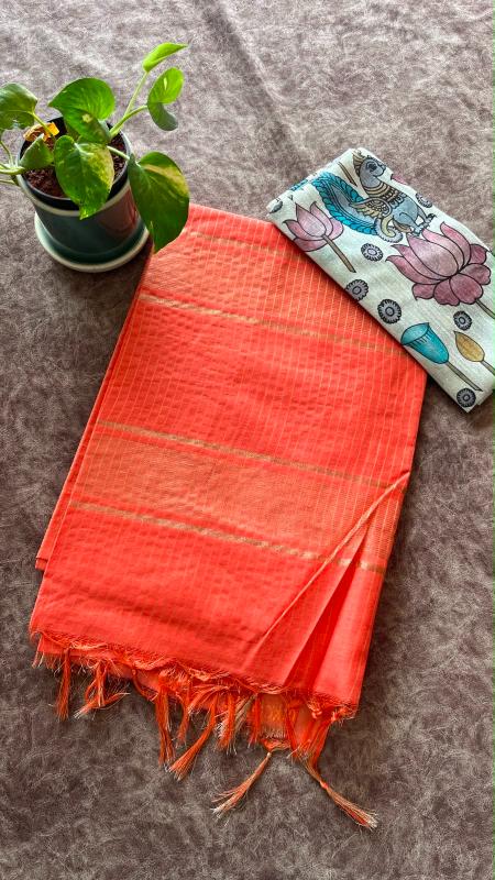 Mugha Tussar Saree