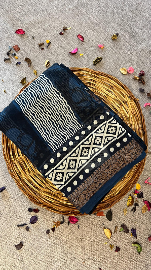 Pure Chanderi Cotton Saree