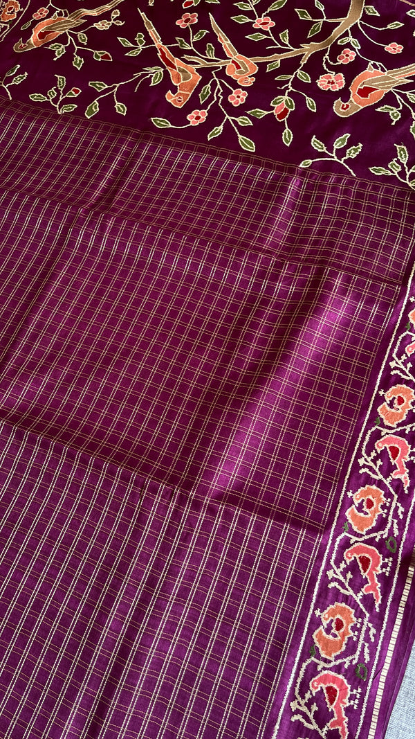 Classic Checks MatkaTussar Silk
