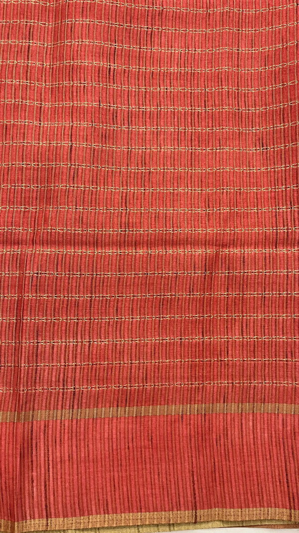 Semi Tusser Saree
