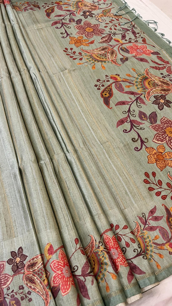 Semi Tussar Saree