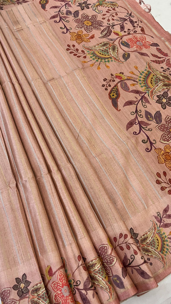 Semi Tussar Saree