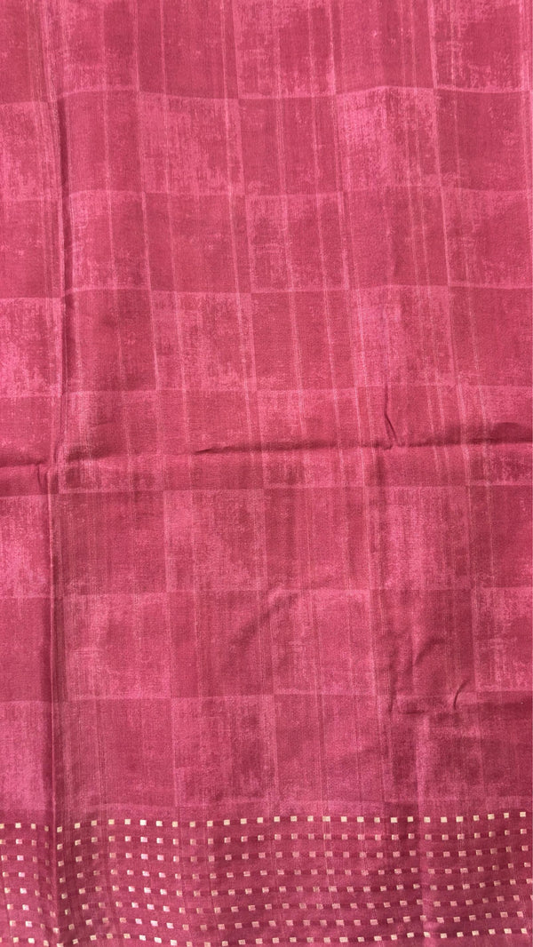 Semi Tussar Saree with Korvai Border