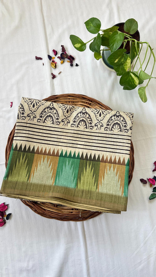Munga Tussar Saree