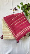 Linen Zari Woven Saree
