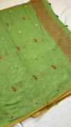 Pure Linen Saree