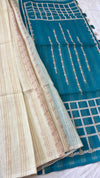 Linen Zari Woven Saree