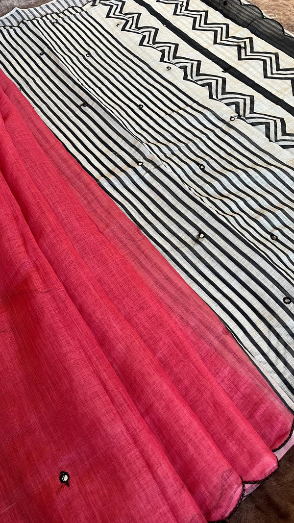 LINEN SAREE
