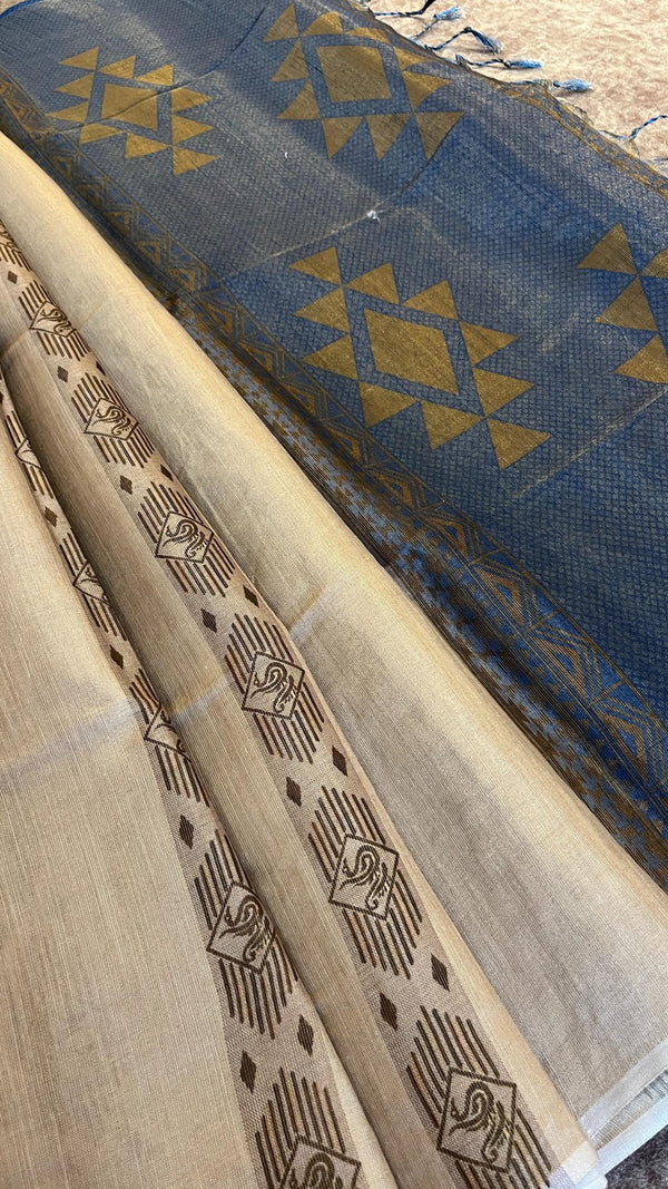 Linen Tissue Saree
