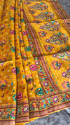 Crepe Banarasi Silk Saree