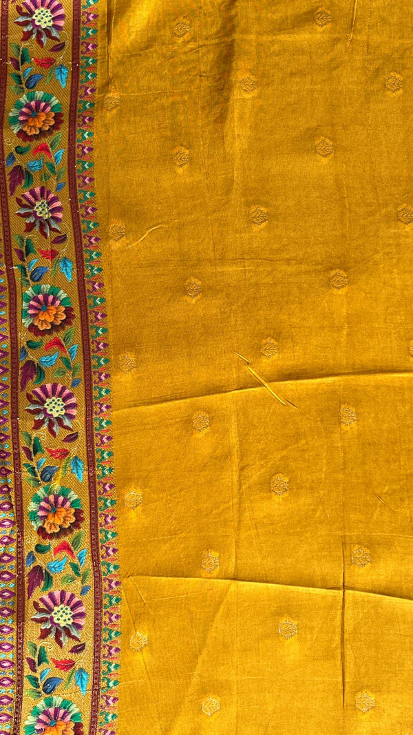 Crepe Banarasi Silk Saree