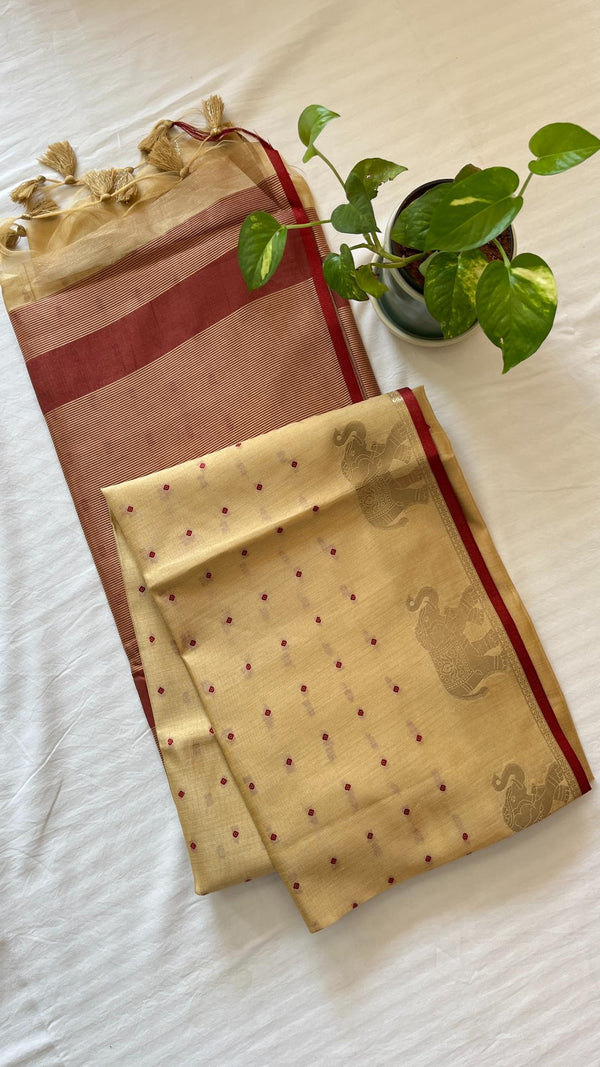 Semi Tussar Saree