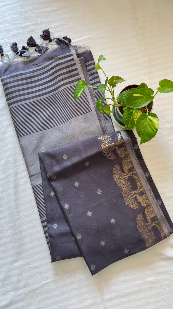 Semi Tussar Saree
