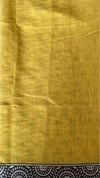 Linen Mixed Jute Saree with Digital Prints
