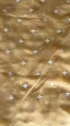 Georgette Organza Saree with Floral Appliqué Work