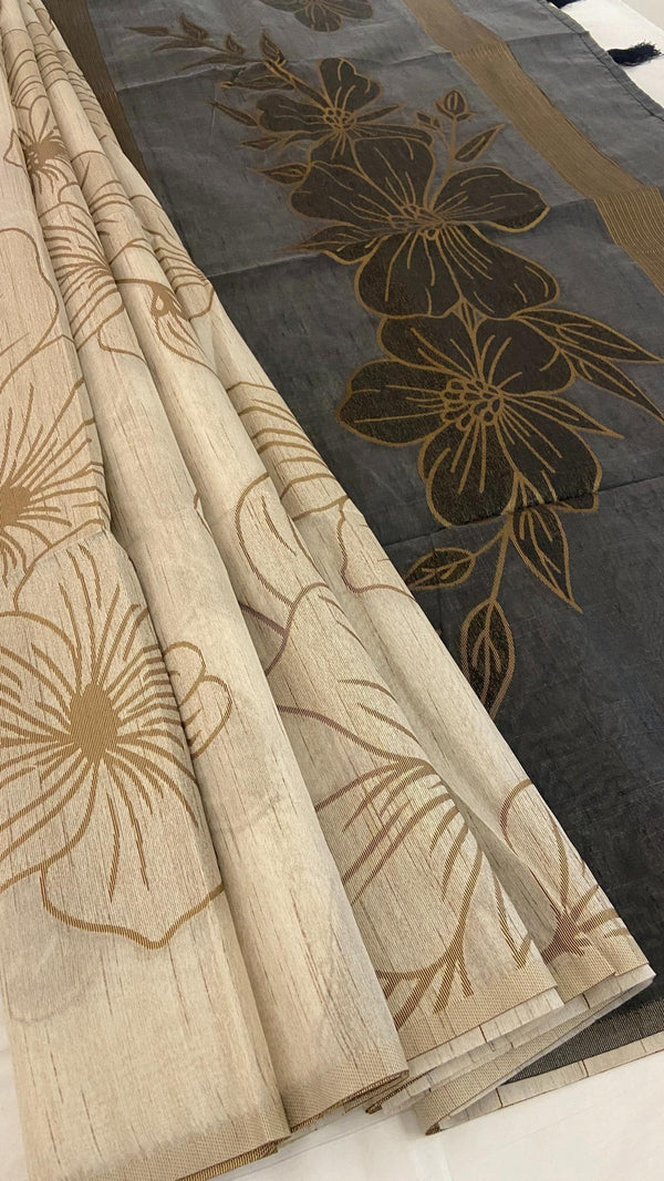 Keecha Tussar Saree