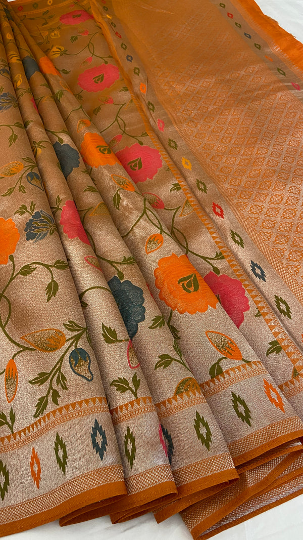 Banarasi Reverse Weaving Saree