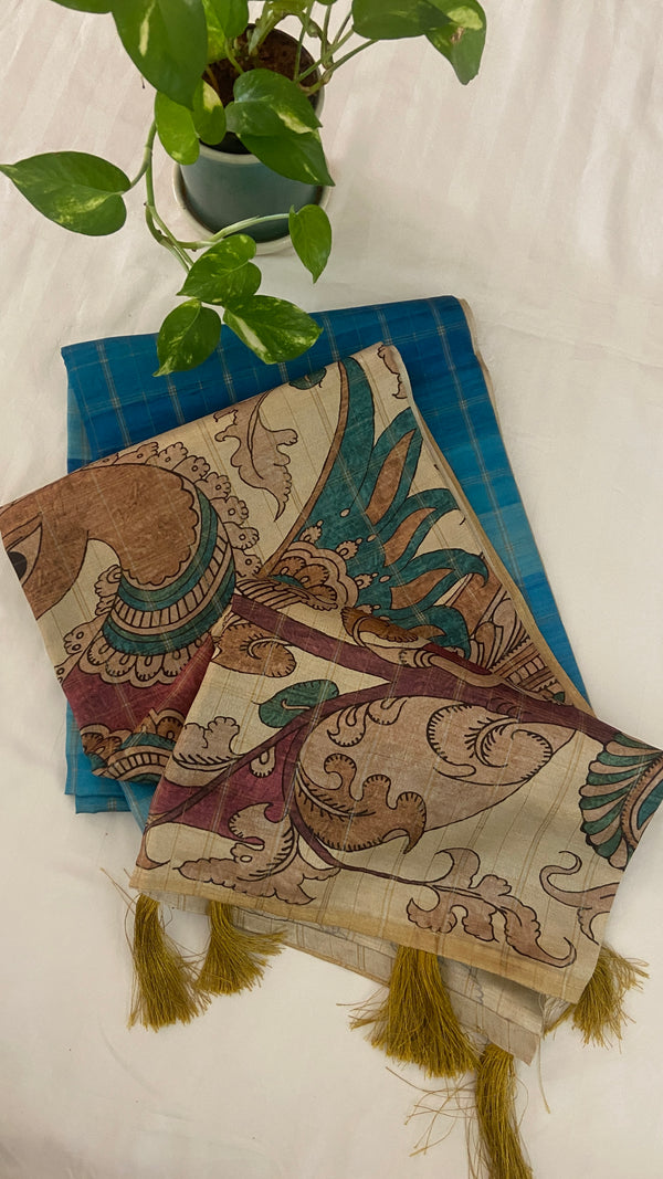 Semi Tussar Saree