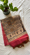 Warli Art saree