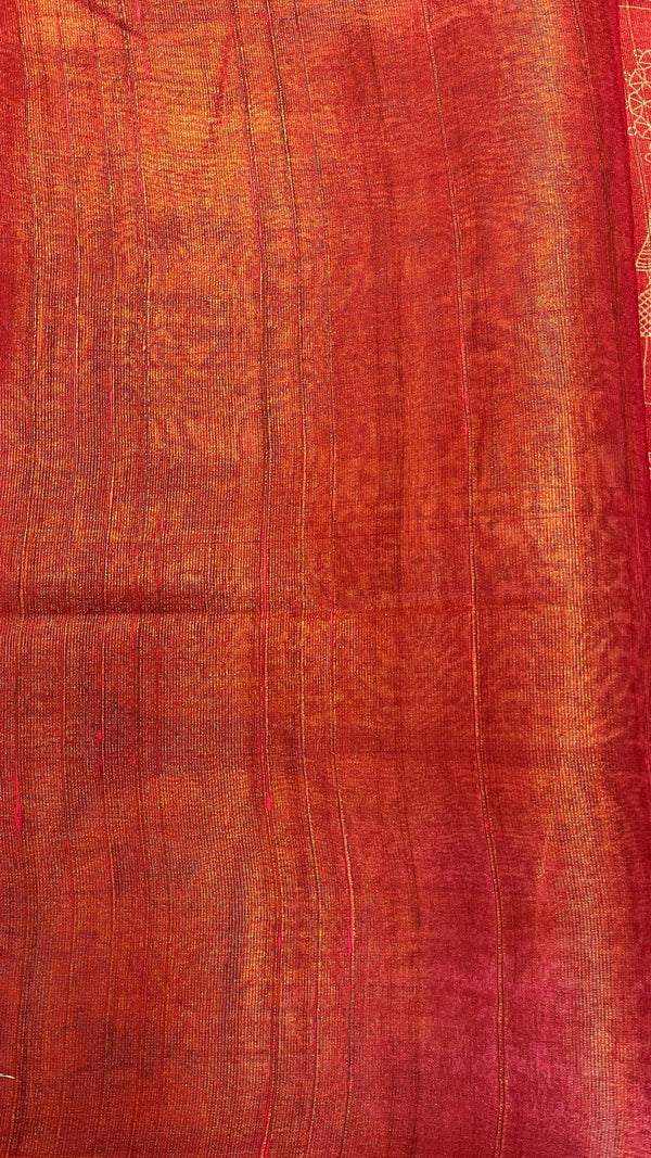Warli Art saree
