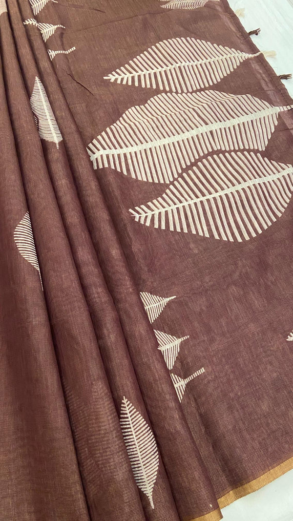 Linen Tissue Saree