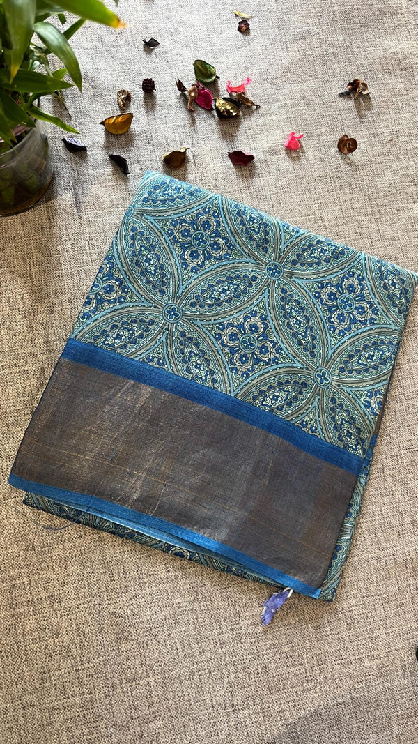 Pure Tussar Saree