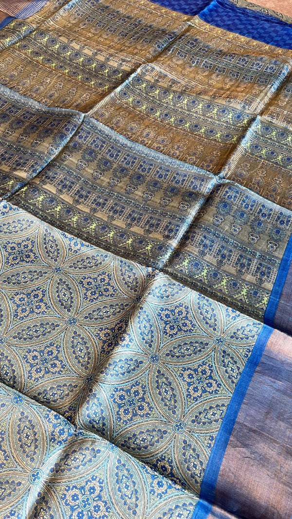 Pure Tussar Saree
