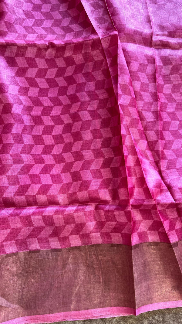 Pure Tussar Saree
