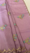 Organza saree