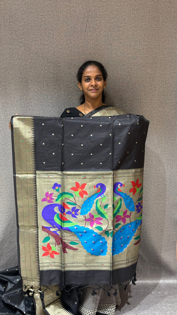 SEMI TUSSAR - PAITHANI BORDER