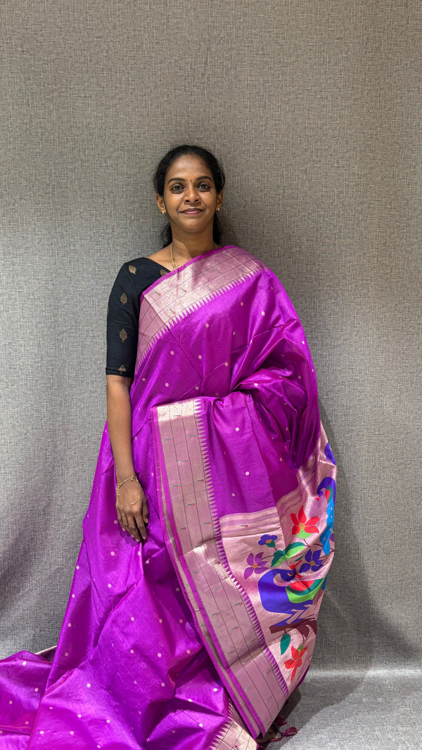 SEMI TUSSAR - PAITHANI BORDER