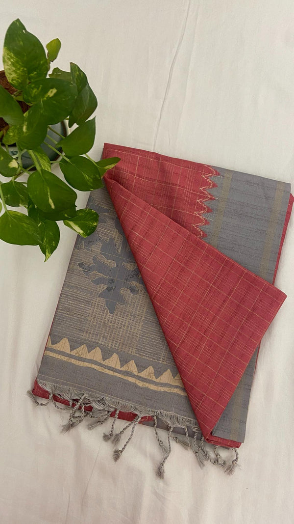 Semi Tussar Saree