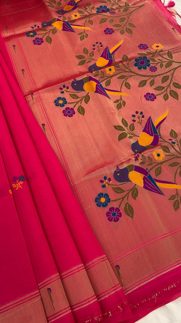 Paithani Border Saree