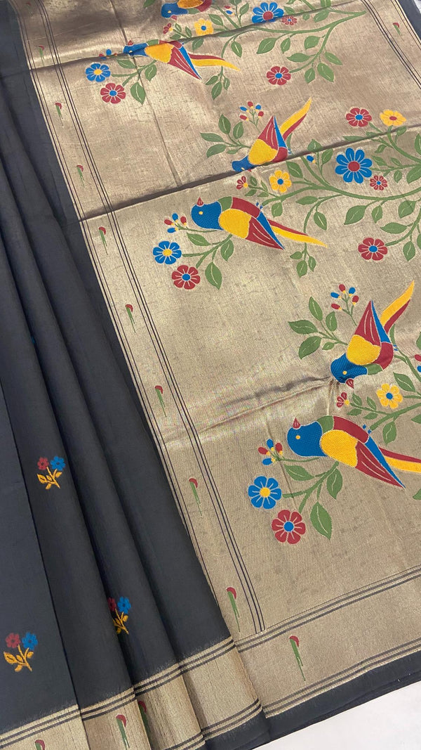 Paithani Border Saree