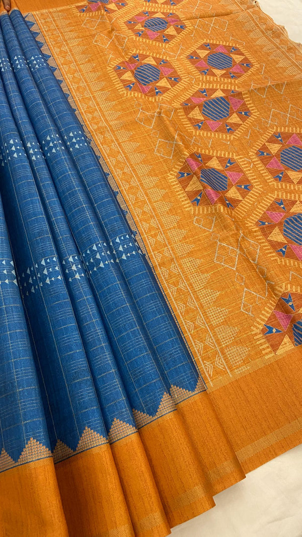 Semi Tussar Saree