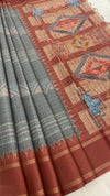Semi Tussar Saree