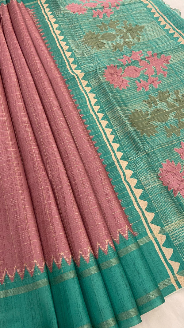 Semi Tussar Saree