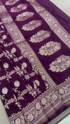 Georgette Banarasi Saree