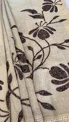Linen saree