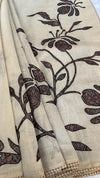 Linen saree