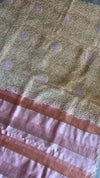 Soft pure Crushed Tissue Organza Saree