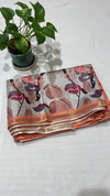 Satin Printed Saree