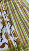 Satin Printed Saree