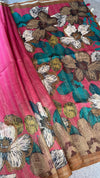 Linen Zari Woven Saree