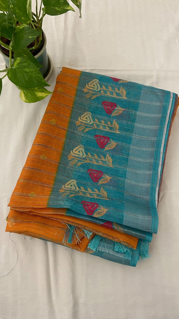 Linen Saree