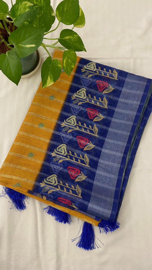 Linen Saree