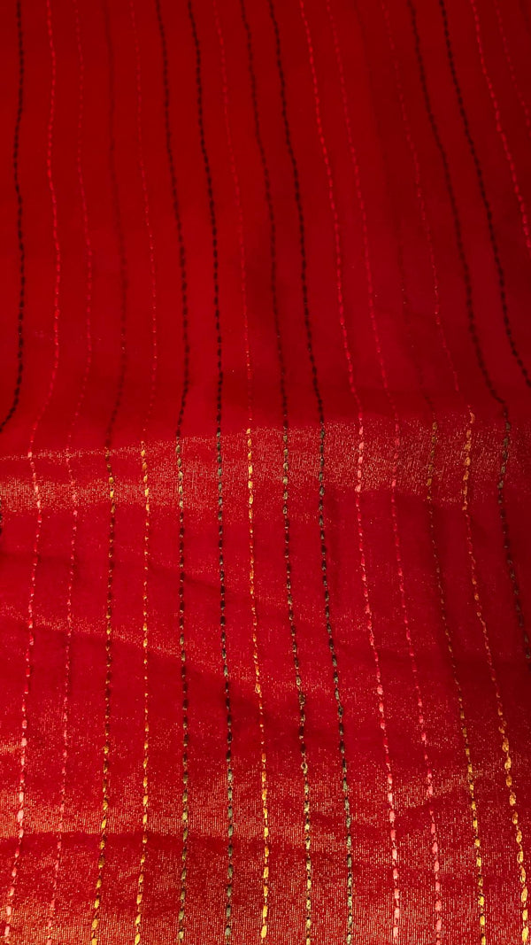 Viscose Dola French Knot Saree