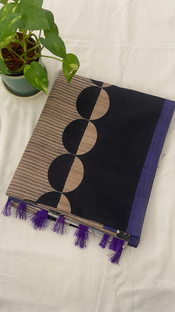 Semi Tussar Saree