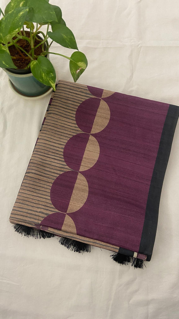 Semi Tussar Saree