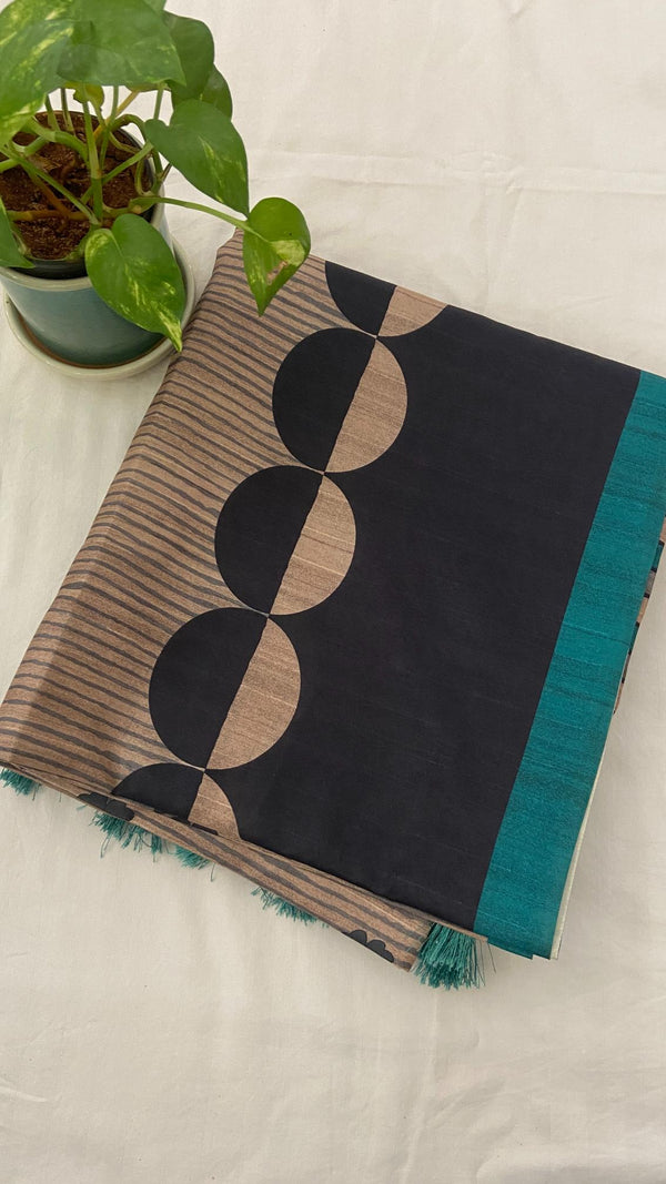 Semi Tussar Saree